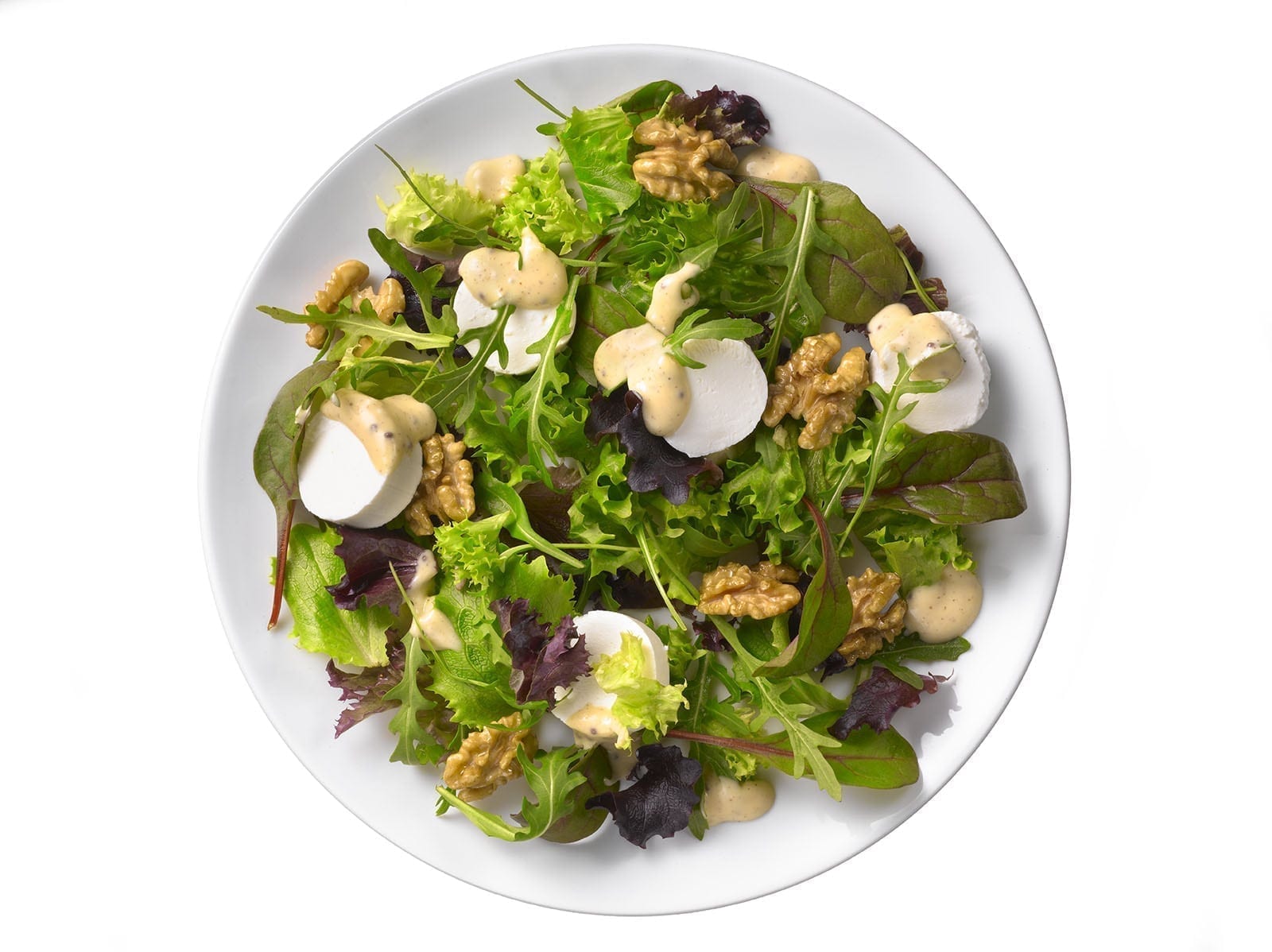 Food photography salad